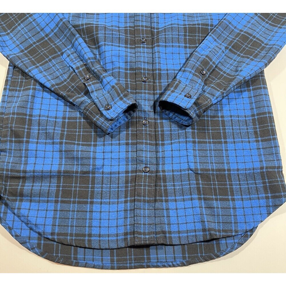 Outdoor Research Kulshan Flannel Blue/Black Tartan Plaid Women's Small - Picture 2 of 14